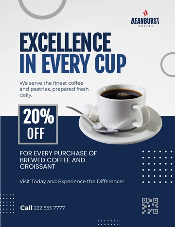 Free Cafe Business Flyer Template to Edit Online