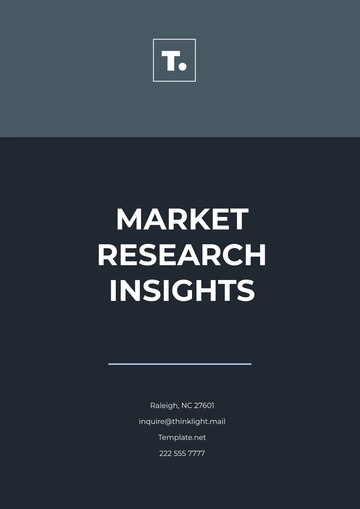 Free Market Research Insights Format Template to Edit Online