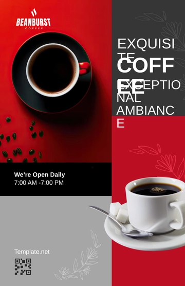 Free Cafe Marketing Poster Template to Edit Online