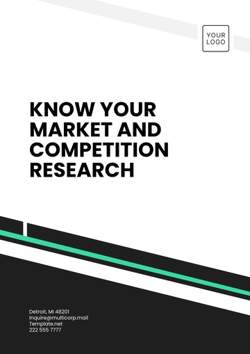 Free Know Your Market and Competition Research Template to Edit Online