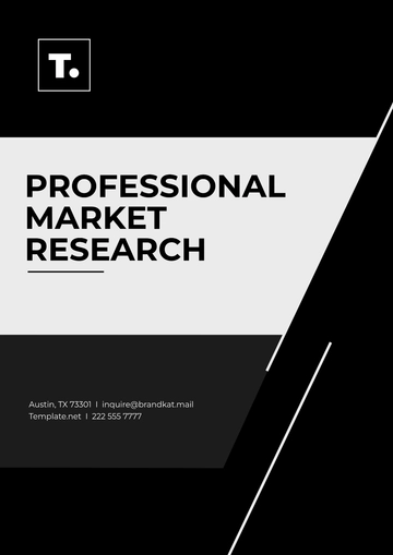 Free Professional Market Research Template to Edit Online