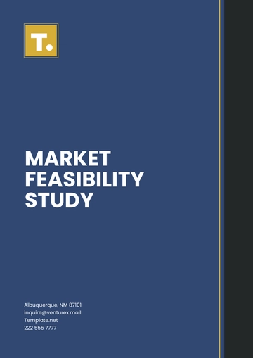 Free Market Feasibility Study Research Template to Edit Online