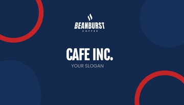 Free Cafe Staff Business Card Template to Edit Online