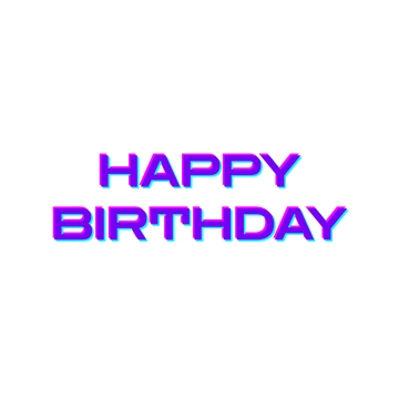 Free Retro Happy Birthday to Edit Online