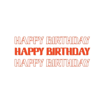 Free Abstract Happy Birthday to Edit Online