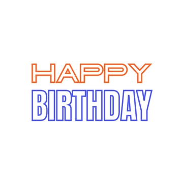 Free Playful Happy Birthday to Edit Online