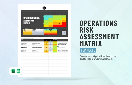 Operations Risk Assessment Matrix Template