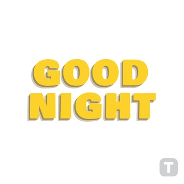 Free Bold Good Night Text to Edit Online