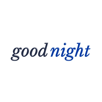 Free Classic Good Night Text to Edit Online
