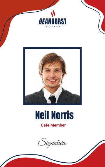 Free Cafe Member ID Card Template to Edit Online