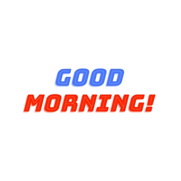 Free Colorful Good Morning to Edit Online