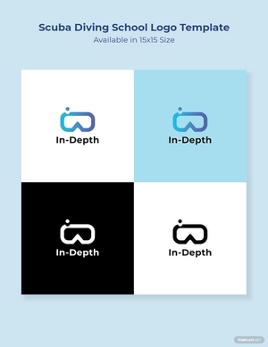 Scuba Diving School Logo Template