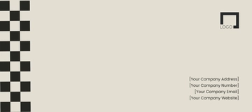 Free Monochrome Envelope Template to Edit Online