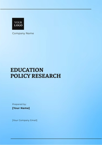 Free Education Policy Research Template to Edit Online