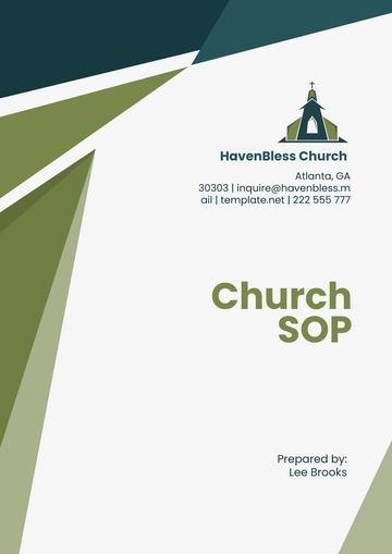 Free Church SOP Template to Edit Online