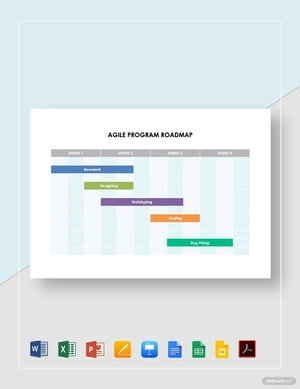 Agile Program Roadmap Template