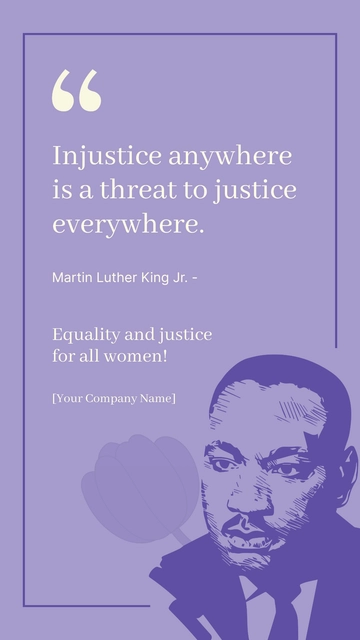 Free Good Women's Equality Day Quote Template to Edit Online
