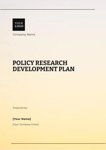 Free Policy Research Development Plan Template to Edit Online