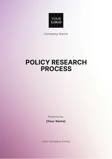 Free Policy Research Process Template to Edit Online