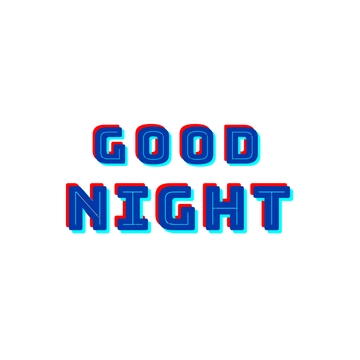 Free Colorful Good Night to Edit Online