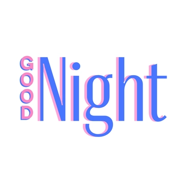 Free Restful Good Night to Edit Online