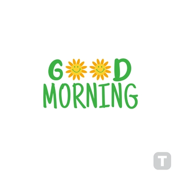 Free Floral Good Morning Text to Edit Online