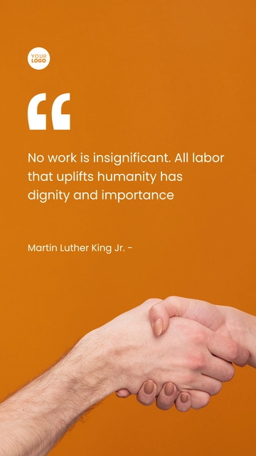 Free Labor Day Respect Quote Template to Edit Online
