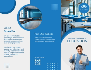 Free School Advertising Brochure Template to Edit Online