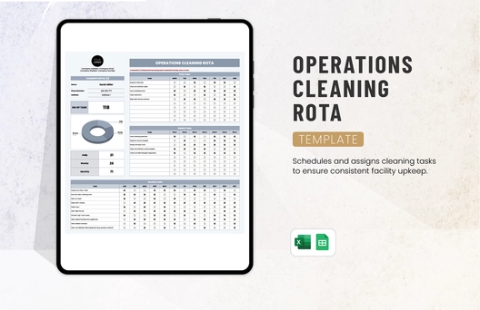 Operations Cleaning Rota Template