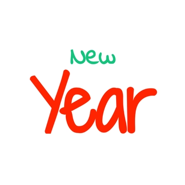 Free Handwritten New Year Text to Edit Online