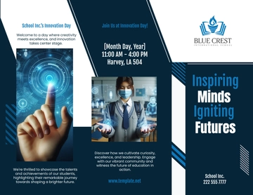 Free School Event Brochure Template to Edit Online