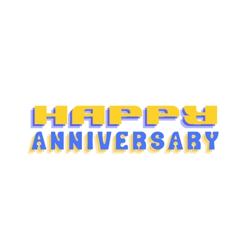 Free Modern Happy Anniversary Text to Edit Online