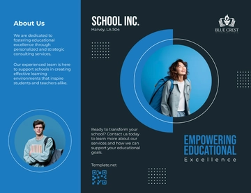 Free School Consultant Brochure Template to Edit Online