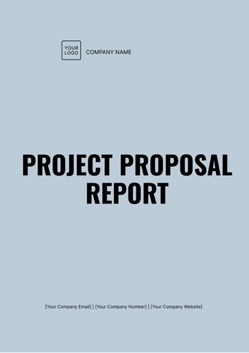 Free Project Proposal Report Template to Edit Online