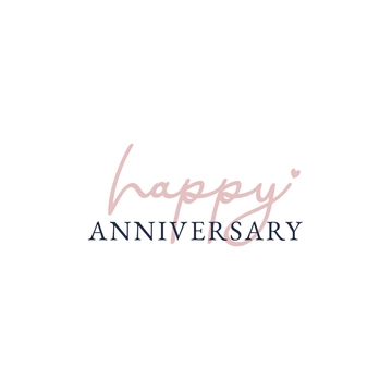 Free Stylish Happy Anniversary Text to Edit Online
