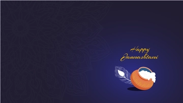 Free Janmashtami Background Template to Edit Online