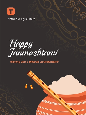 Free Janmashtami Template to Edit Online