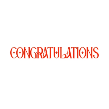 Free Sparkling Congratulations Text to Edit Online