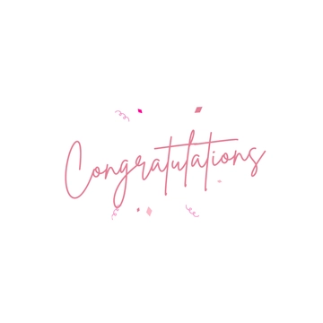 Free Chic Congratulations Text to Edit Online