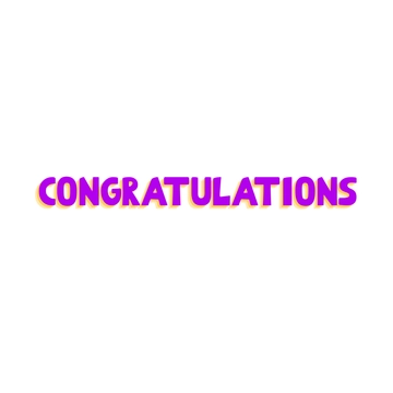 Free Fun Congratulations Text to Edit Online