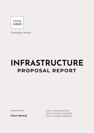 Free Infrastructure Proposal Report Template to Edit Online