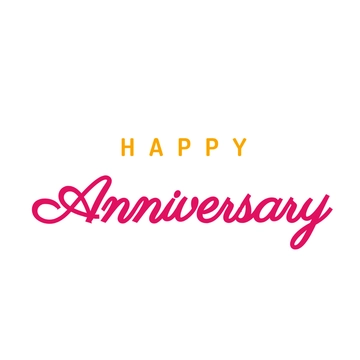 Free Decorative Happy Anniversary Text to Edit Online