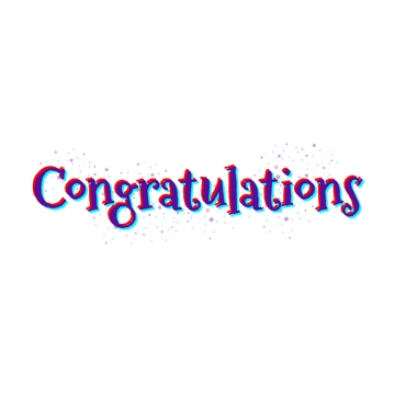 Free Magical Congratulations Text to Edit Online
