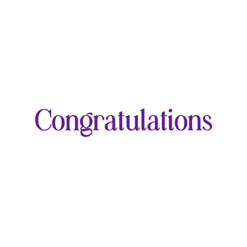 Free Stylish Congratulations Text to Edit Online