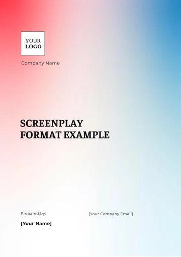Free Screenplay Format Example Template to Edit Online