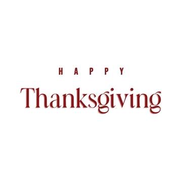 Free Elegant Happy Thanksgiving Text to Edit Online