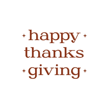 Free Sparkling Happy Thanksgiving Text to Edit Online