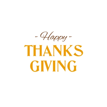 Free Traditional Happy Thanksgiving Text to Edit Online