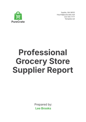 Free Professional Grocery Store Supplier Report Template to Edit Online Free Professional Grocery Store Supplier Report Template to Edit Online
