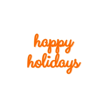 Free Classic Happy Holidays Text to Edit Online
